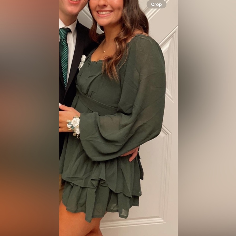 Elegant Green Women's Dress